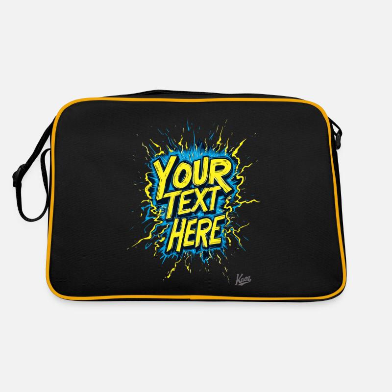 Your text Your style: Create your own design Retro Bag