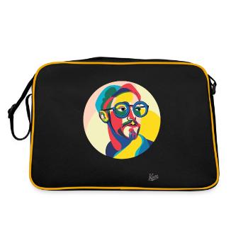 Contemporary Art by a Modern Man - Retro Bag - black/gold - Back