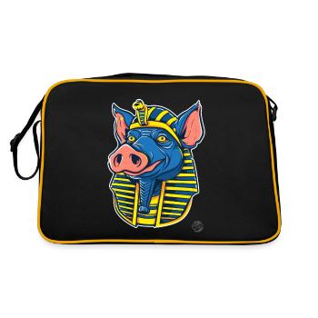 Pharaon Cochon - Sac Retro - noir/or - Dos