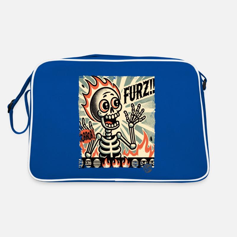 Squelette de pet allemand chaud Sac Retro