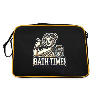 À l’époque romaine – pouce levé à l’heure du bain - Sac Retro - noir/or - Dos