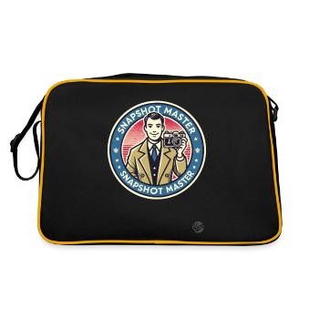 Photographe rétro : le maître de l’instantané - Sac Retro - noir/or - Dos