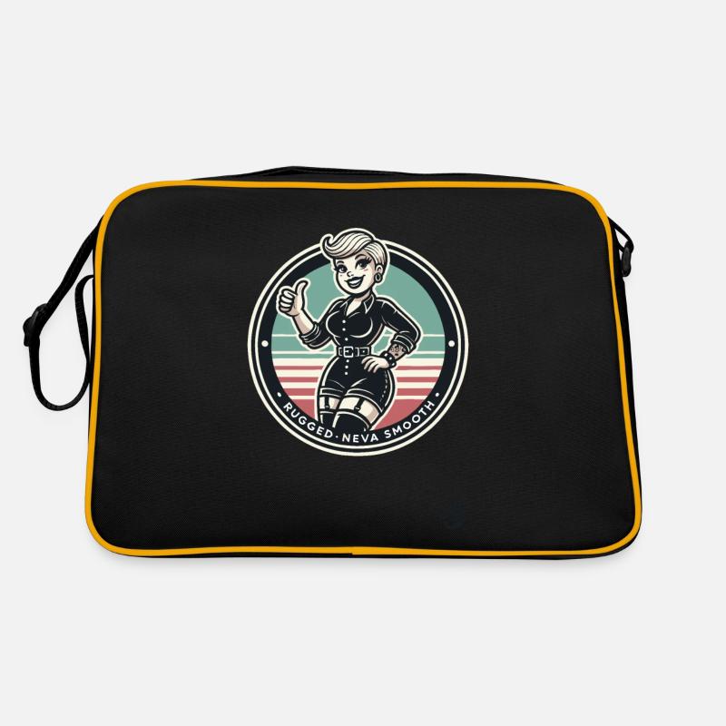 Fille Emo punk rugueuse et jamais lisse Sac Retro