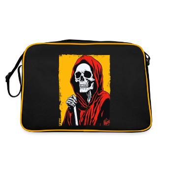 Conception calme et posée de la Faucheuse - Sac Retro - noir/or - Dos