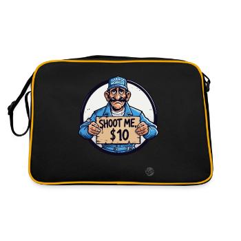 Parodie d’Al-Bundy Dad-Life - Sac Retro - noir/or - Dos