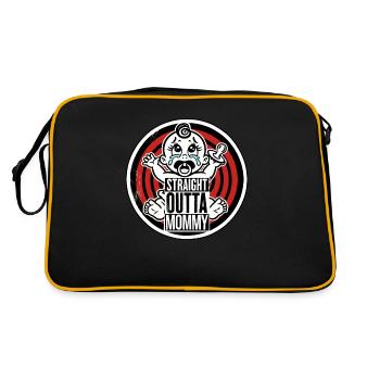 Cry Baby avec sucette, directement de maman - Sac Retro - noir/or - Dos