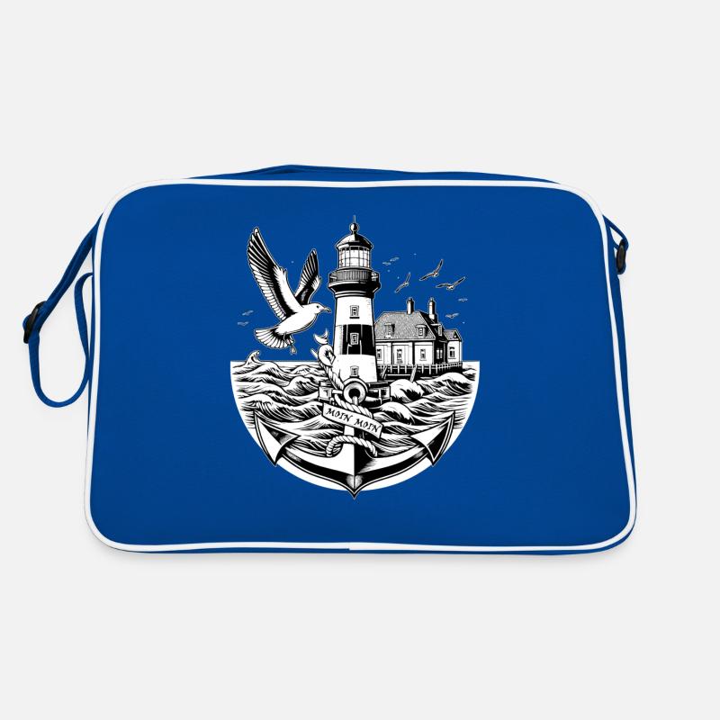 Küstenlandschaft Moin Moin Retro Tasche