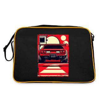 Voiture de sport - Sac Retro - noir/or - Dos