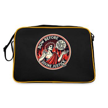 Purgatory and Divine Justice, Taxes - Retro Bag - black/gold - Back