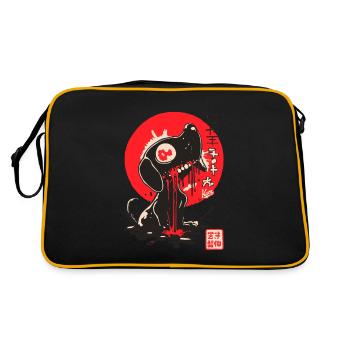 Petit chien japonais de l’horreur - Sac Retro - noir/or - Dos