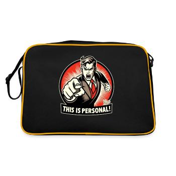 That's personal! - Retro Bag - black/gold - Back