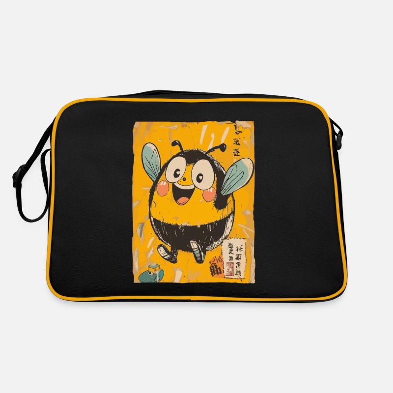 Abeille japonaise potelée joyeuse Sac Retro