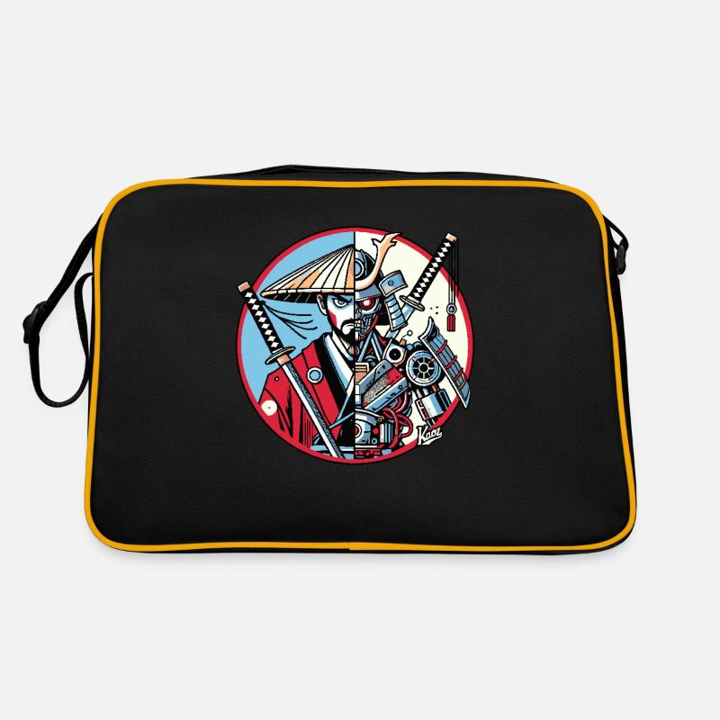 Samurai-Ronin oder Mecha-Shogun Retro Tasche