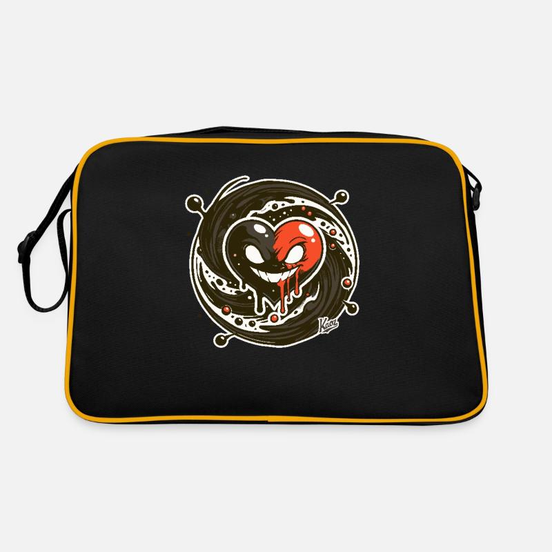 Evil Vortex and a Heart Retro Bag