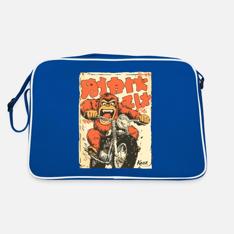 Crazy Orangutan – Motorcycle Biker Retro Bag