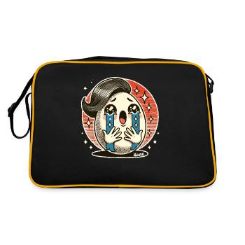 Drôle Big Drama Oeuf - Sac Retro - noir/or - Dos