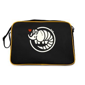 Amour du tatou - Sac Retro - noir/or - Dos