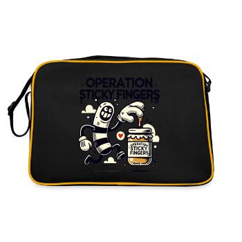 Opération Sticky Fingers, drôle de voleur de miel - Sac Retro - noir/or - Dos