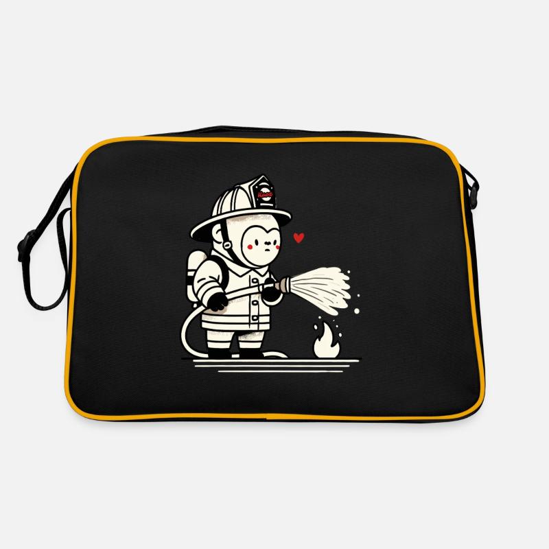 Petit gorille pompier Sac Retro