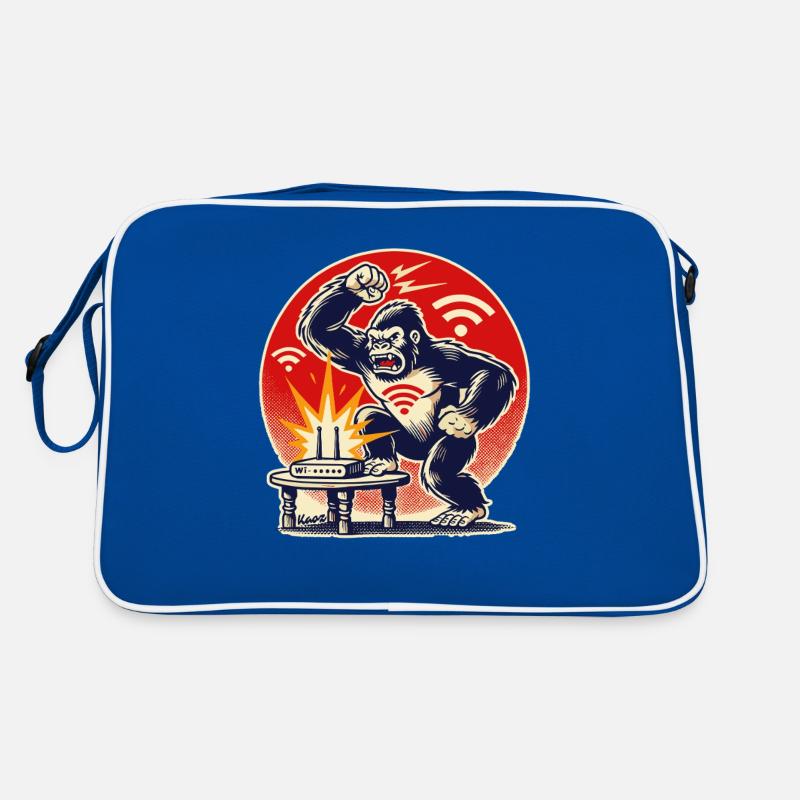Une mode agressive comme un singe ! Wi-Fi Rage Gorilla Sac Retro