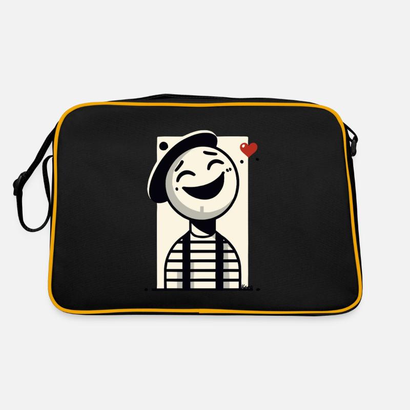Franz, der verliebte Pantomime Retro Tasche
