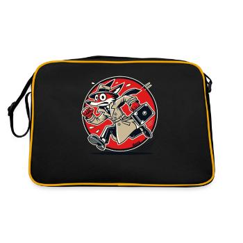 Agent Fox – Spy on a Secret Mission - Retro Bag - black/gold - Back