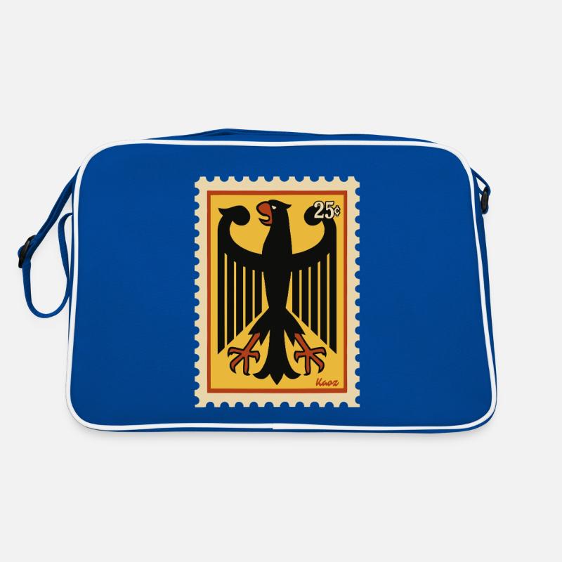 Graphic stamp with stylized eagle Retro Bag