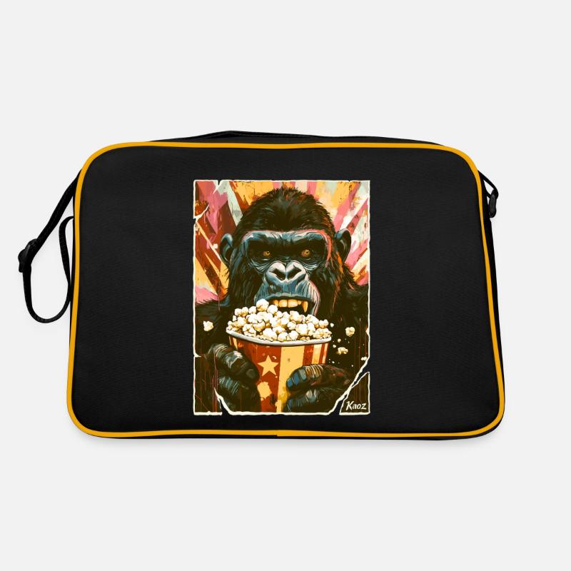 Gorille au pop-corn Sac Retro