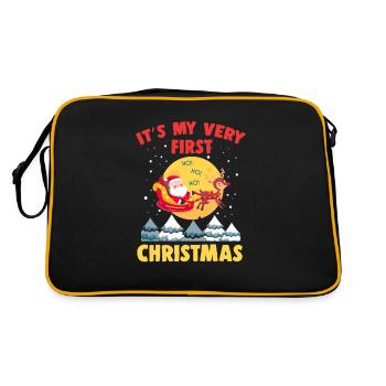 C'est mon premier Noël - Sac Retro - noir/or - Dos