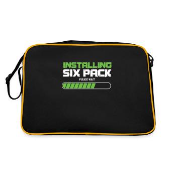 Installation de Six Packs Workout Gym Abs Exercice - Sac Retro - noir/or - Dos