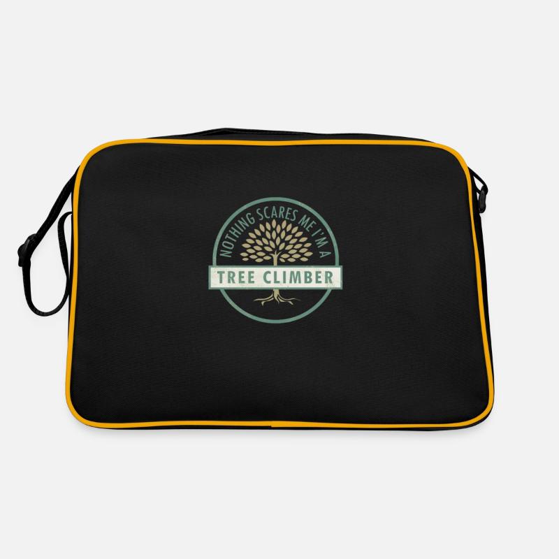 Tree Climbing Forestry Recreational Activity Tree Retro Bag