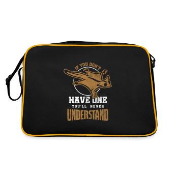 If You Don't Have Sugar Glider Flying Squirrel - Retro Bag - black/gold - Back