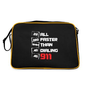 Tous plus rapides que de composer un armurier des droits de l'artillerie - Sac Retro - noir/or - Dos