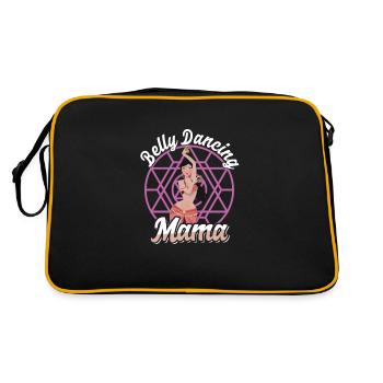 Mom Mother's Day Dance Instructors Egyptian - Retro Bag - black/gold - Back
