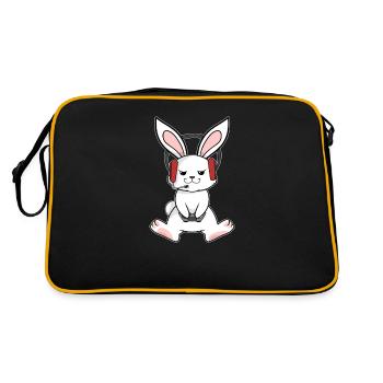 So the Easter bunny is gambling - Retro Bag - black/gold - Back