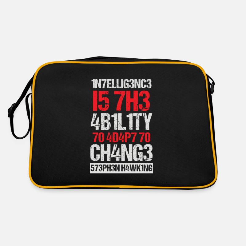 Stephen Hawking Sayings Motivational Quotes Gift Retro Tasche