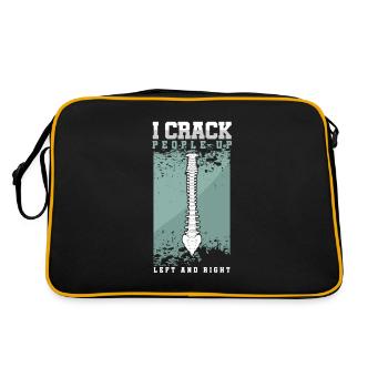 Ostéopathie Neurochirurgien Cadeau Médical I Crack - Sac Retro - noir/or - Dos