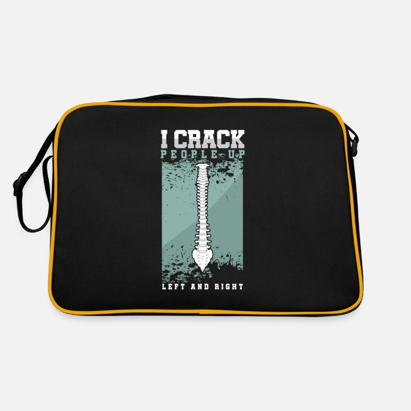 Medizinisches Geschenk des Osteopathie-Neurochirurgen, das ich knacke Retro Tasche
