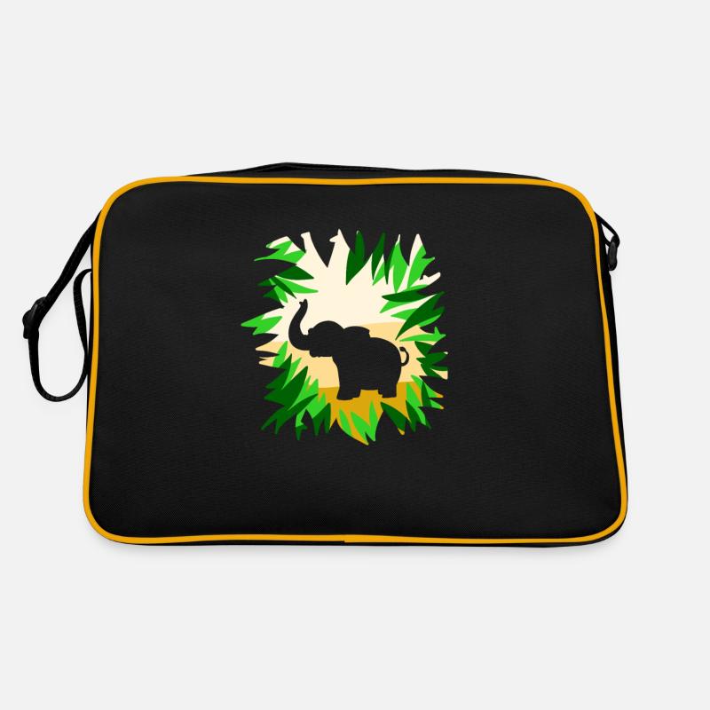 Elephant desert elephant dwarf elephant forest elephant Retro Bag