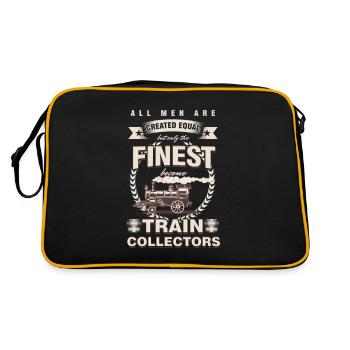Locomotive de locomotive ferroviaire - Sac Retro - noir/or - Dos