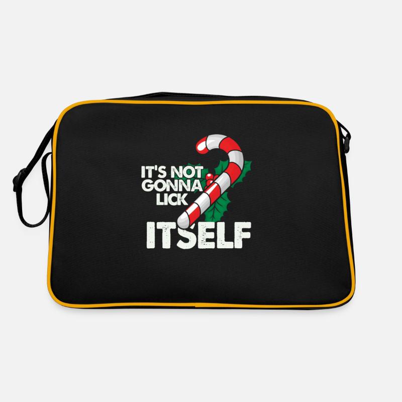 Ca ne va pas se lécher La canne de Noël Sac Retro