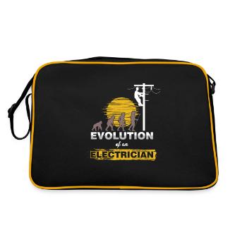 Electricité Tradesman Wiring Lineman - Sac Retro - noir/or - Dos