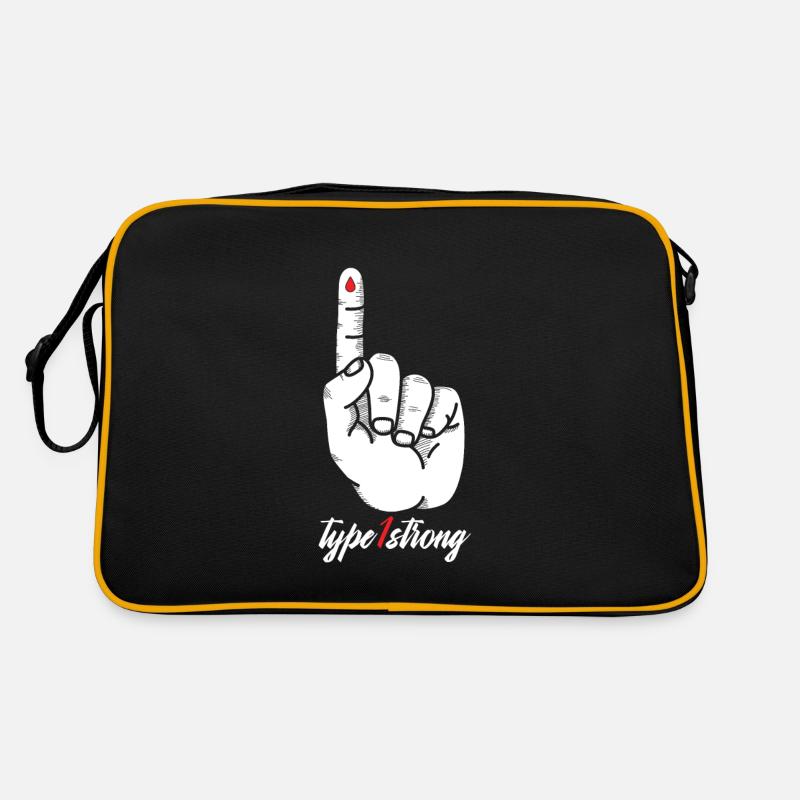 Type 1 Strong Blood Type Finger Blood Gift Retro Bag