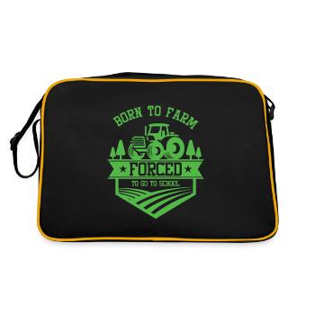 Farmer Plants Farming Agriculture Agriculteur - Sac Retro - noir/or - Dos