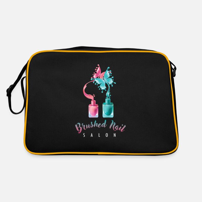 Gebürstetes Nagelstudio-Maniküre-Salon-Geschenk Retro Tasche