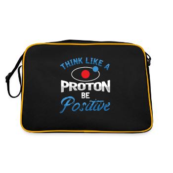 Inspirational Biology Chemistry BioChemistry - Retro Bag - black/gold - Back