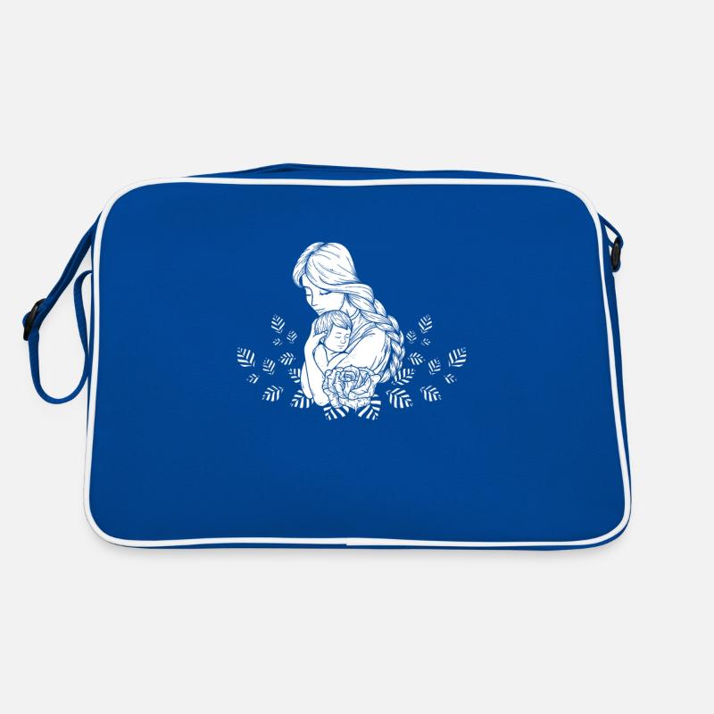 Mutter und Baby schöne Mutter Tagesgeschenk Retro Tasche