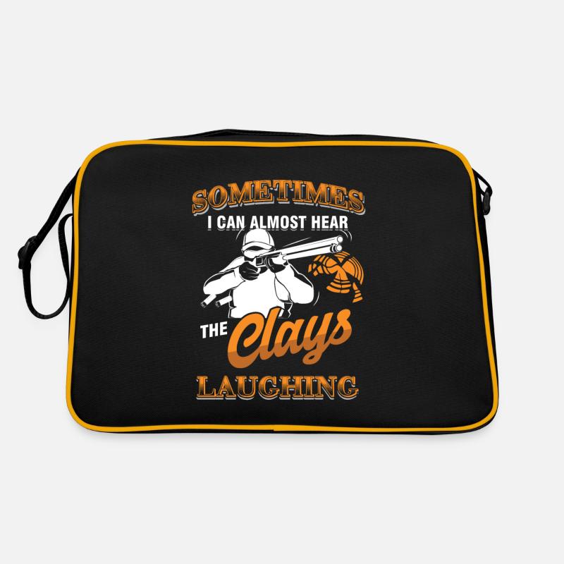 Tontaubenschießen Jagd Wildtierjäger Retro Tasche