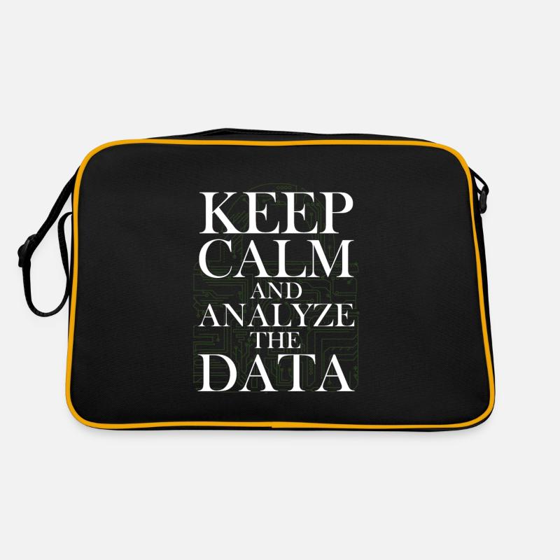 Programmierung Decipher Programmer Computer - Retro Tasche - Schwarz/Gold