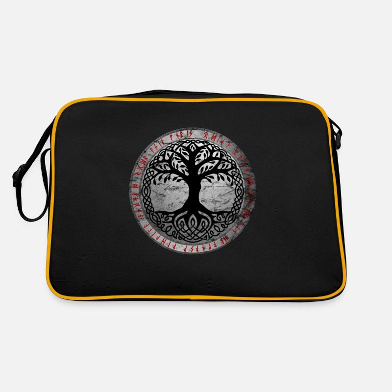 Yggdrasil Tree of Life World Tree Retro Bag